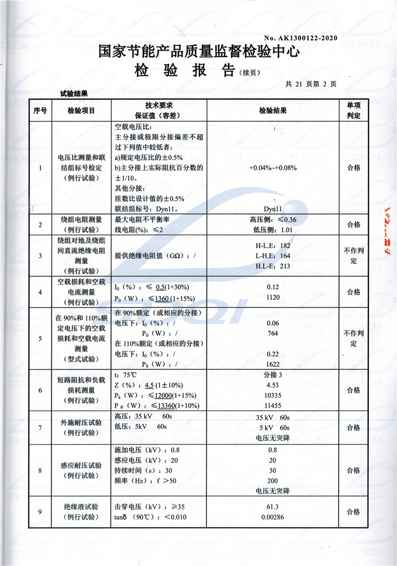 高低压试验报告-S11-1250绥宁绥宁绥宁油浸式变压器-2.jpg